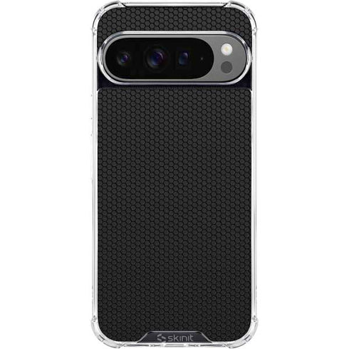 Specialty Vinyl Black Hex Texture Google Pixel 10 Pro XL Clear Case